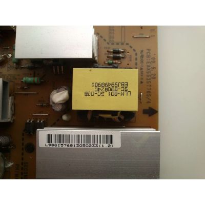 FUENTE DE PODER LG  EAY57681305 / EAX55357705/4 / 3PAGC10001A-R / MODELOS 42LH30-UA AUSDLUR / 42LH2000-ZA AEKD / 42LH200C-UA AUSDLJR / 42LH30-UA AUSDLUR - Imagen 2